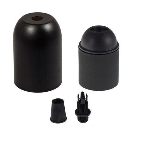 E27 Lamphållare Kit Svart-Lampconcept.se