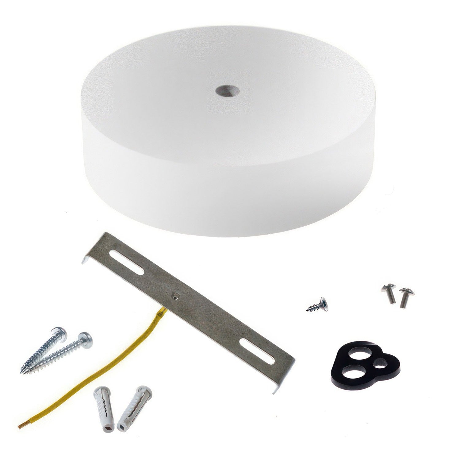 Rosett For 1 Lampe Ø12 i Tre